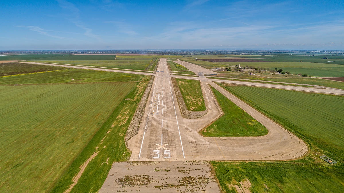 Photo of former military runways